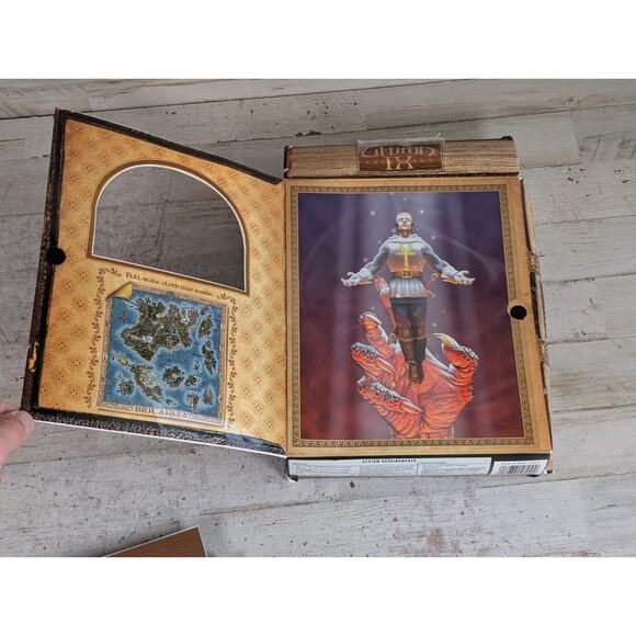 Vtg Ultima IX 9 Ascension Big Box PC Video Game w Cloth Map Cards - Picture 14 of 16